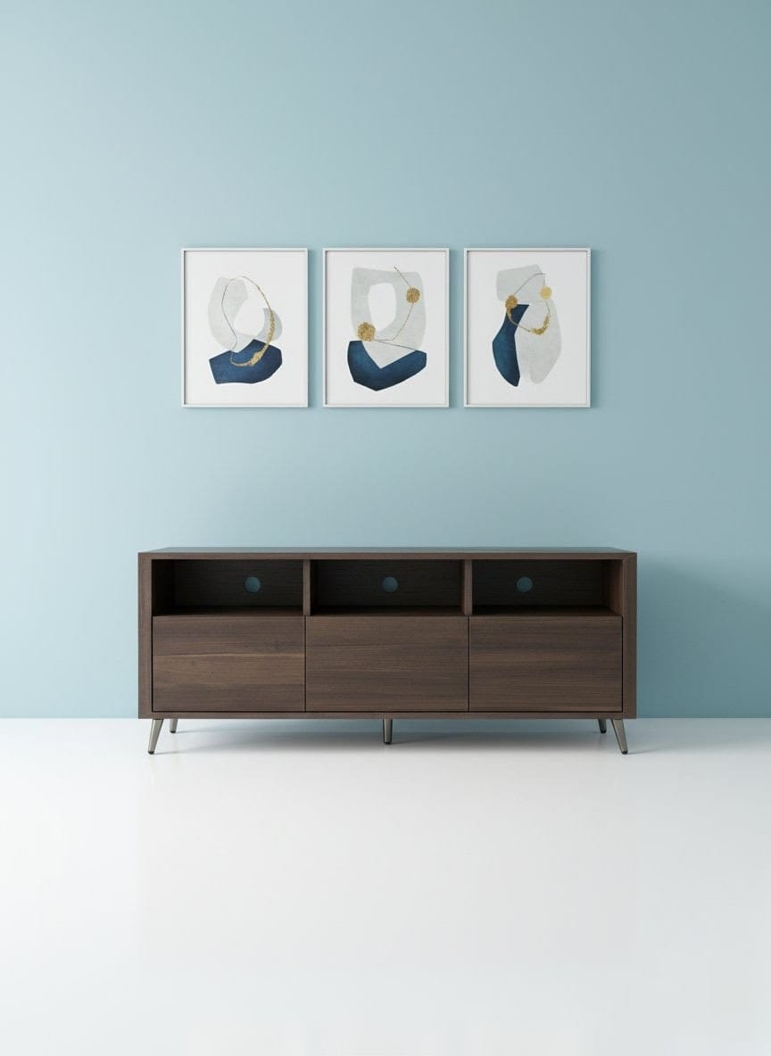 LED Console Brown
