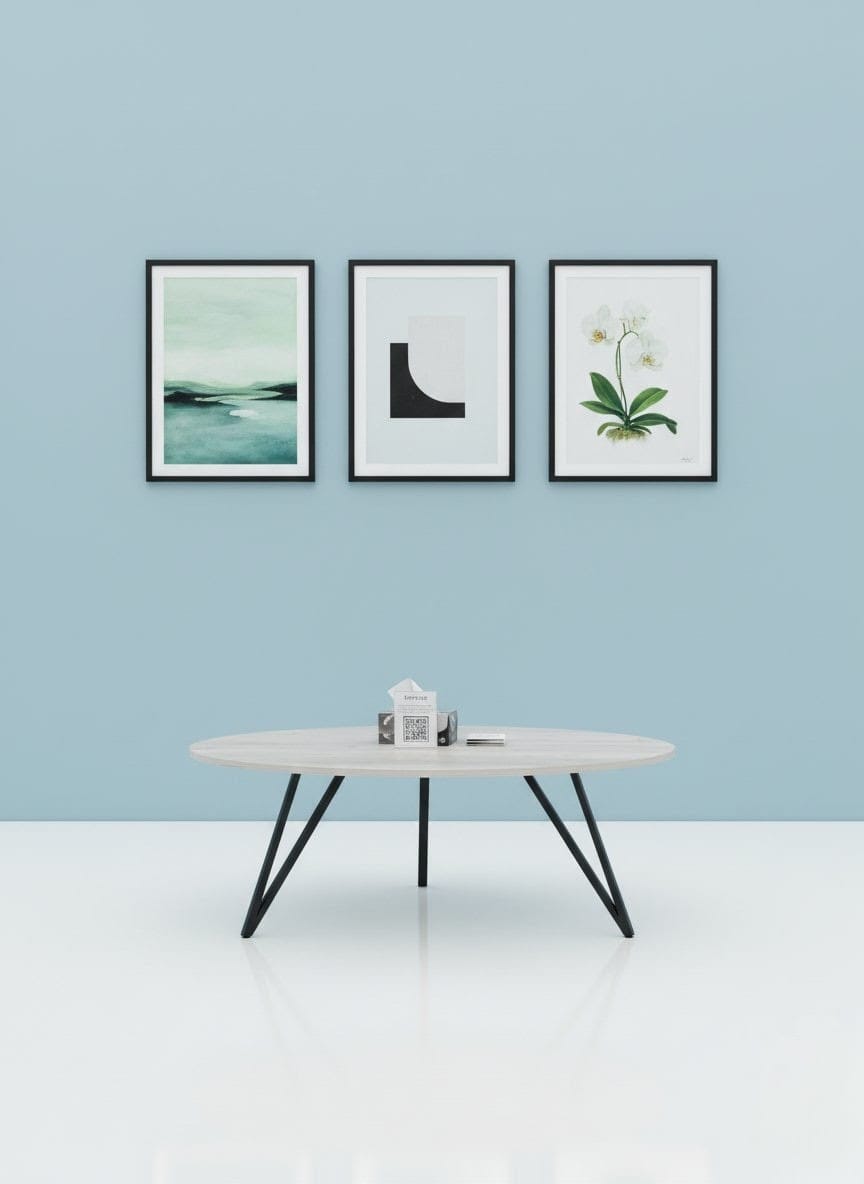 Coffee table round shape